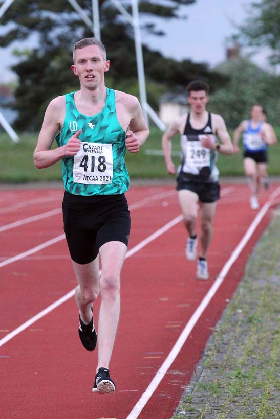 3000 metres, 2021 North East Grand Prix No. 2, Monkton, Wednesday, May 19th. Photo: David T. Hewitson/Sports for All Pics